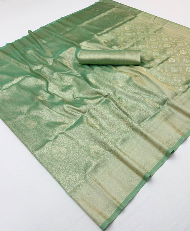 Varakh By Rajtex Kanjeepuram Tissue Weaving Silk Saree